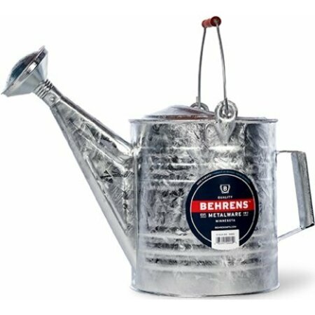 BEHRENS 208RH WATERING CAN 8 QT HOT DIPPED 00456